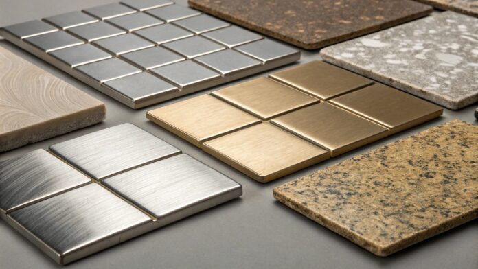 Керамическая плитка и керамогранит под металл: современный стиль в интерьере