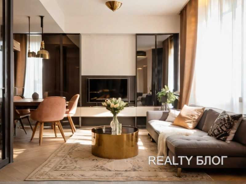 Создание акцентов с помощью плитки на стенах и полу